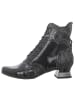 SIMEN Schnürstiefelette in schwarz