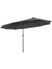 COSTWAY Doppelsonnenschirm 470 x 280 cm in Anthrazit