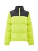 cosimon Damen Wattierte Steppjacke in Saure Limette Schwarz