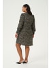 KAFFE curve Kleid KCmahlena A-shape in Black/Elephant Graphic lines