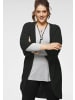FLASHLIGHTS Longstrickjacke in schwarz