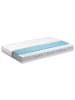 Beliani Matratze COOL FLEX 7 PLUS in Weiß/Grau - (W) 160 x (H) 20 x (L) 200 cm H3/4 Fest