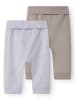 TWO SOON 2er-Pack Leggings in Light Grey Melange