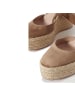 Gianvito Rossi Beige Kalbsleder Espadrilles