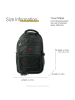 Travel n meet Businessrucksack, Freizeitrucksack Travel N Meet Rucksack schwarz ca. 37cm