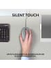 Logitech M110 Silent Maus für Rechts- und Linkshänder - für ein in Grau
