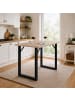 VCM  Holz Bartisch Stehtisch Tisch Tresen Xona 138x80 cm in Sonoma-Eiche/Schwarz