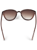 styleBREAKER Cateye Sonnenbrille in Braun / Braun Verlauf