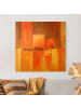 WALLART Leinwandbild Gold - Amarna in Orange