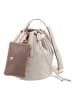 DuDu Filicudi Beuteltasche Leder 14 cm in pearl grey