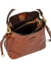 BRIC`s Volterra Schultertasche Leder 20 cm in tobacco