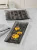 Nachtmann 2er Set Platten Square in Grau 21 x 21 cm in grau