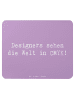 Mr. & Mrs. Panda Mousepad Spruch CMYK Designer mit Spruch in Lavendeltraum