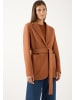 More & More eleganter Jerseyblazer, Bindegürtel in cinnamon