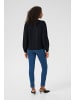 Kaffe Langarm-Bluse KAlui Regular fit in Black Deep CC