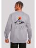 F4NT4STIC Sweatshirt Escape Discover the World Mountain in grau meliert