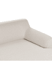 Beliani Ecksofa SOSJO in Beige/Braun - (W) 251 x (H) 74 x (L) 132 cm