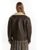 DreiMaster Vintage Damen Jacke Aus Leder in Braun