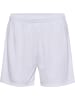 Hummel Kurze Hose Hmlessential Damen in WHITE/WHITE