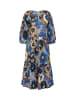 Noa Noa Kleid CarolinaNN in Print Blue-Brown