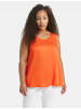 SAMOON Bluse ohne Arm in Happy Orange