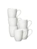 Ritzenhoff & Breker 6er Set Kaffeebecher Saphir 320 ml weiß in weiß
