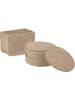 Erwin Müller Filz Untersetzer 13-teilig Beja in cappuccino