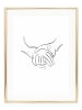 Tales by Jen Poster / Kunstdruck "Hands of Love" I Ohne Rahmen