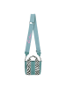 Fritzi aus Preußen Bini Schultertasche 20 cm petrol zebralini
