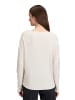 BETTY & CO Strickpullover mit Rundhalsausschnitt in Bright Cream Melange