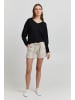 Oxmo Chinoshorts Chinoshorts OXLINA 21300616ME Chinoshorts mit Gürtel in Natur