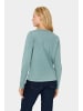SAINT TROPEZ Strickjacke A8661, Classic fit in Blue Surf Melange