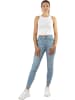 Janice 3 x Damen crop Top hochgeschlossen Niah in Schwarz/Weiß/Schwarz