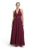 Vera Mont Abendkleid mit Spitze in Wild Ruby