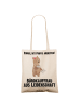 Mr. & Mrs. Panda Tote Bag Bürokauffrau Leidenschaft mit Spruch in Creme