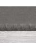 KADIMA DESIGN Hochflor Teppich waschmaschinenwaschbar Unifarben  Schlafzimmer in Grau