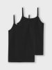 name it 2er-Pack Trägertop in Black