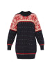 usha BLUE LABEL Women Dress in navy multicolor