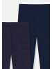 Schiesser Lange Unterhose Kids Boys 95/5 Organic Cotton in Blau gestreift