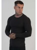 SikSilk Langarmshirt in Black