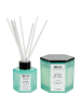 Beliani 2-tlg Kerze CLASSY TINT in Blau
