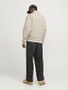 Jack & Jones Sweatshirt mit Reißverschluss in Moonbeam