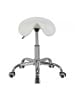 KADIMA DESIGN Sattelhocker höhenverstellbar, belastbar bis 100 kg, anpassbar in Weiß