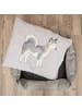 Mr. & Mrs. Panda Hundesofa Siberian Husky Lebensretter ohne Spruch in Grau Pastell