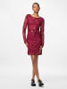 Pieces Midikleid in Beet Red