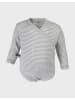 OrganicEra Baby Wickel-Langarmbody in Grey Melange