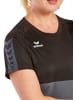 erima Damen Six Wings T-Shirt in slate grey/schwarz