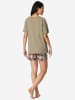 Schiesser Pyjama Modern in jade