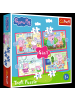 4-in-1 Puzzle (12, 15, 20, 24) – Peppa liebt Abenteuer – Trefl 34672