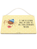 Mr. & Mrs. Panda Wandbild Holz Spinne Agathe Kaffee mit Spruch in Gelb Pastell